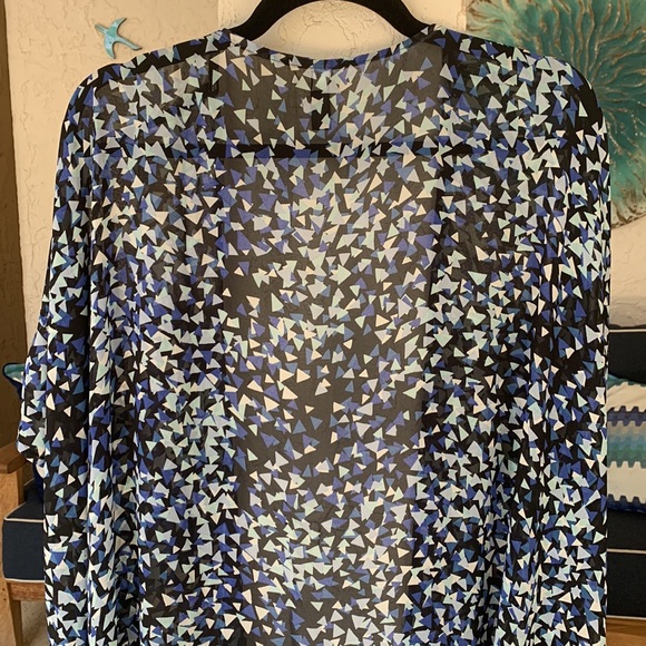 Lane Bryant geometric pattern swim cover up - Picture 5 of 8